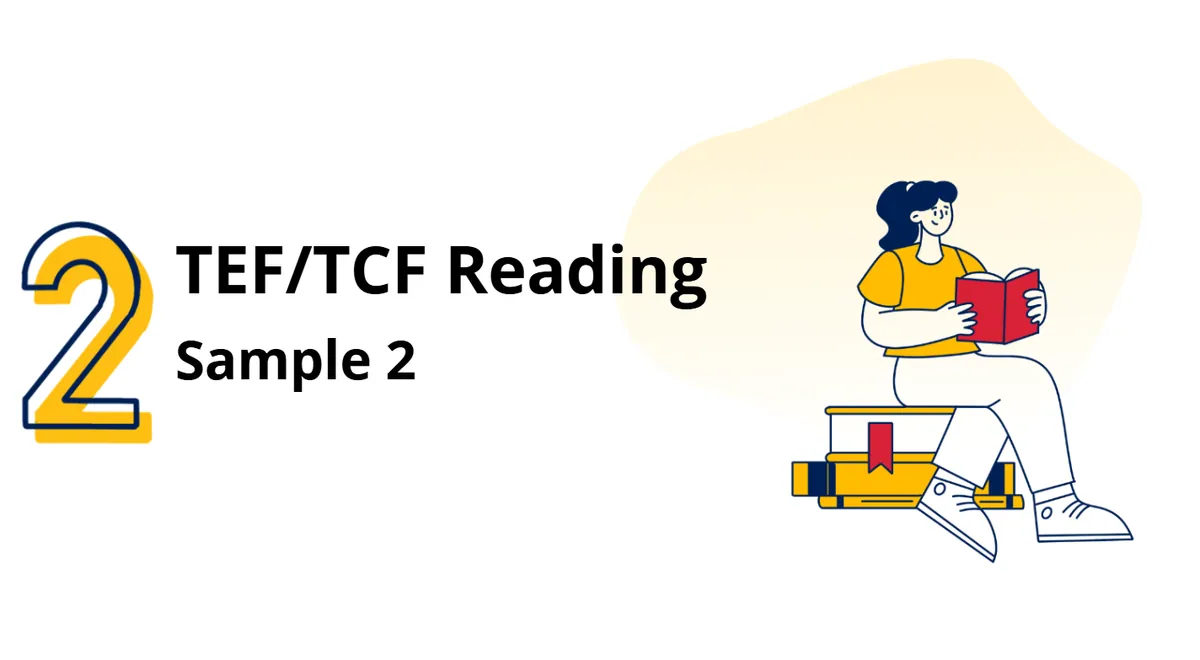 TCF Canada reading comprehension sample — French text passages and questions for Compréhension Écrite practice
