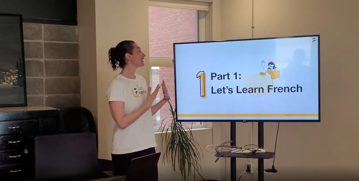 Edmonton French learners connecting at a community meetup