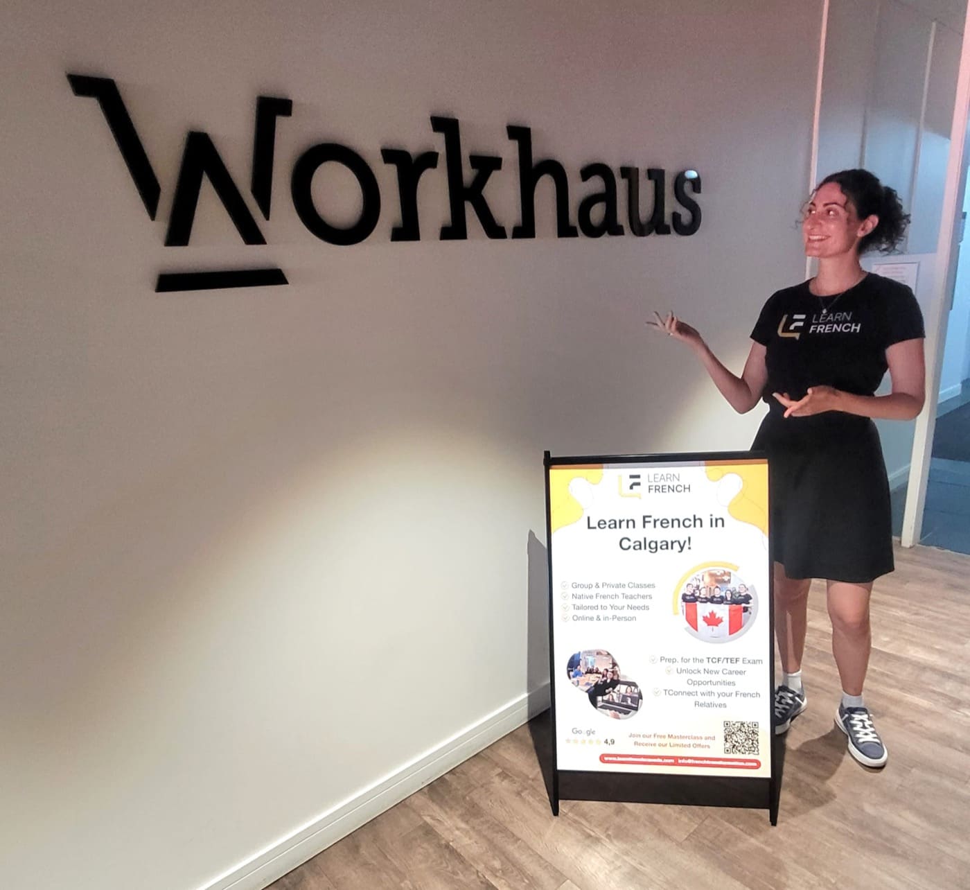 Learn French in Calgary launch event at Workhaus Downtown, photo 1