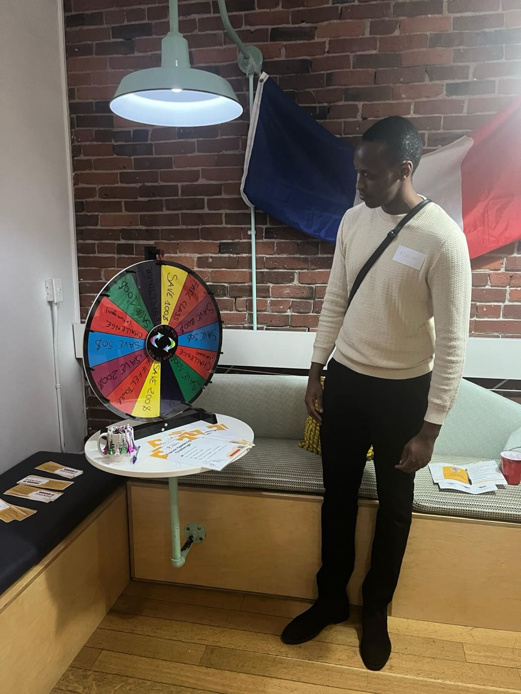 French game night with prize wheel in Vancouver, photo 4