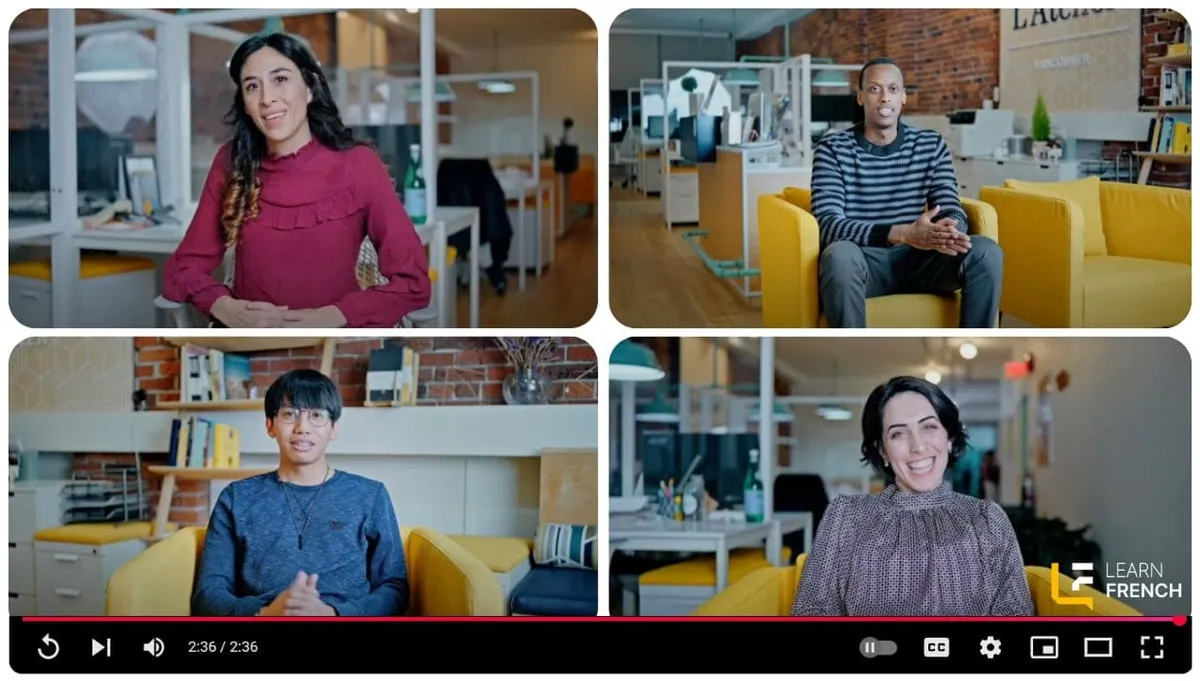 Student transformations, Learn French Canada