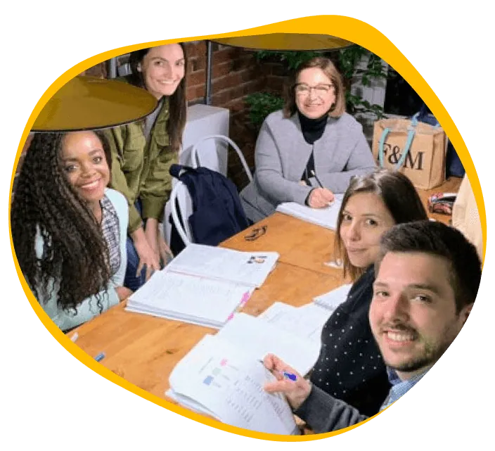 students in a level 2 french course