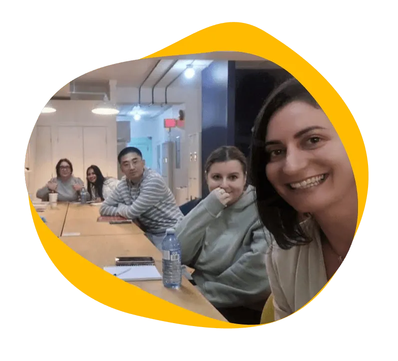 TEF TCF preparation class students