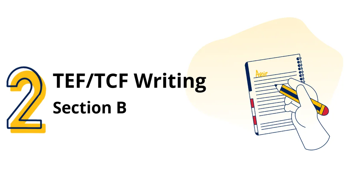 TEF/TCF writing sample, Section B