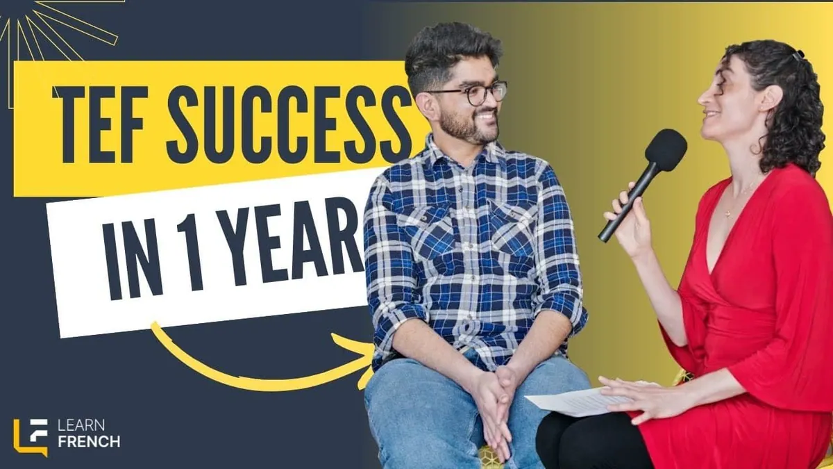 Milind, TEF Success